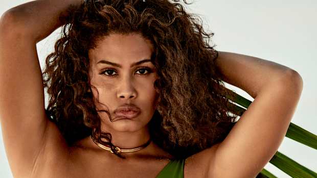 Leyna Bloom SI Swimsuit in green one piece